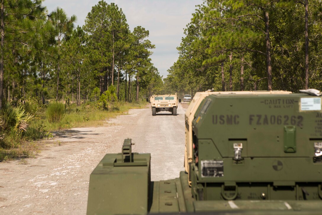 Marines from II Marine Expeditionary Force units are operating at Blount Island Command for Maritime Prepositioning Force Exercise 17, leading into an upcoming amphibious exercise.