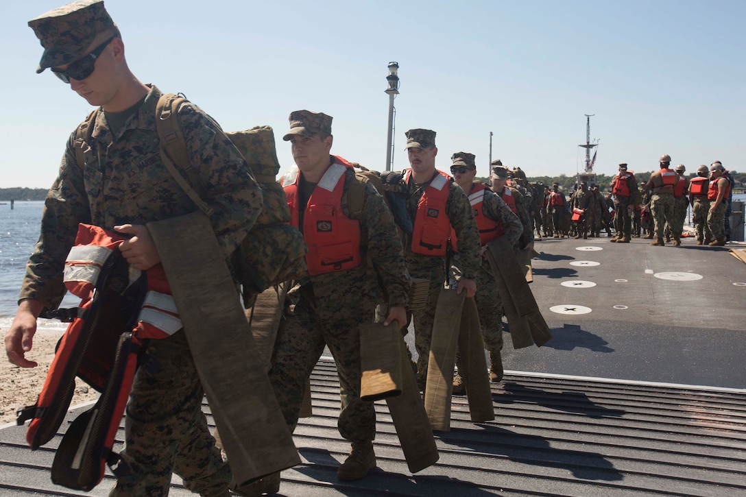 Marines from II Marine Expeditionary Force units are participating in MPFEX 17, which is part of an upcoming amphibious exercise.