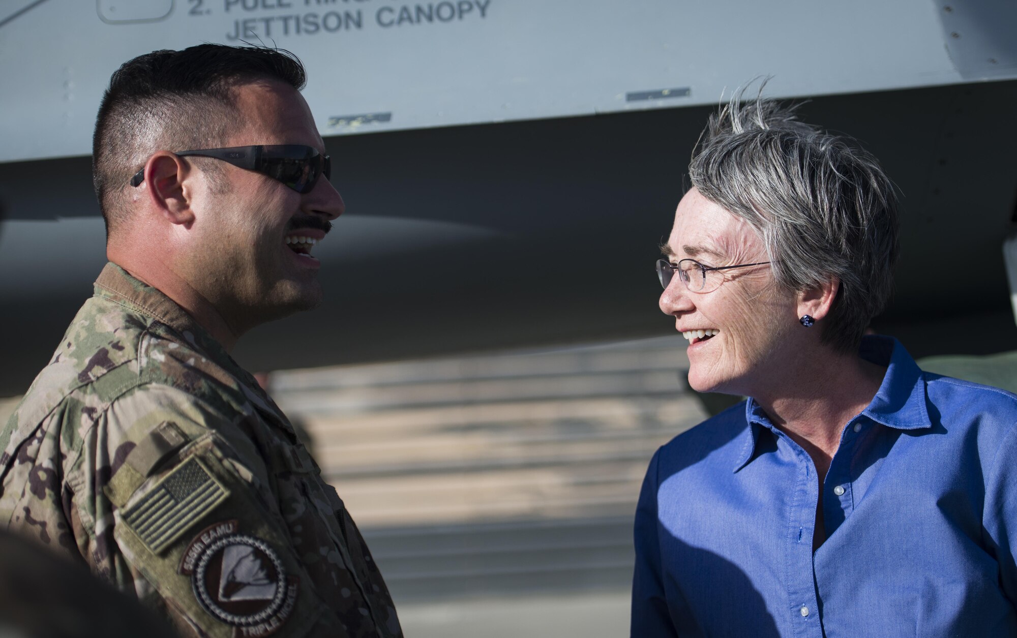 SECAF, CSAF visit Bagram Airmen