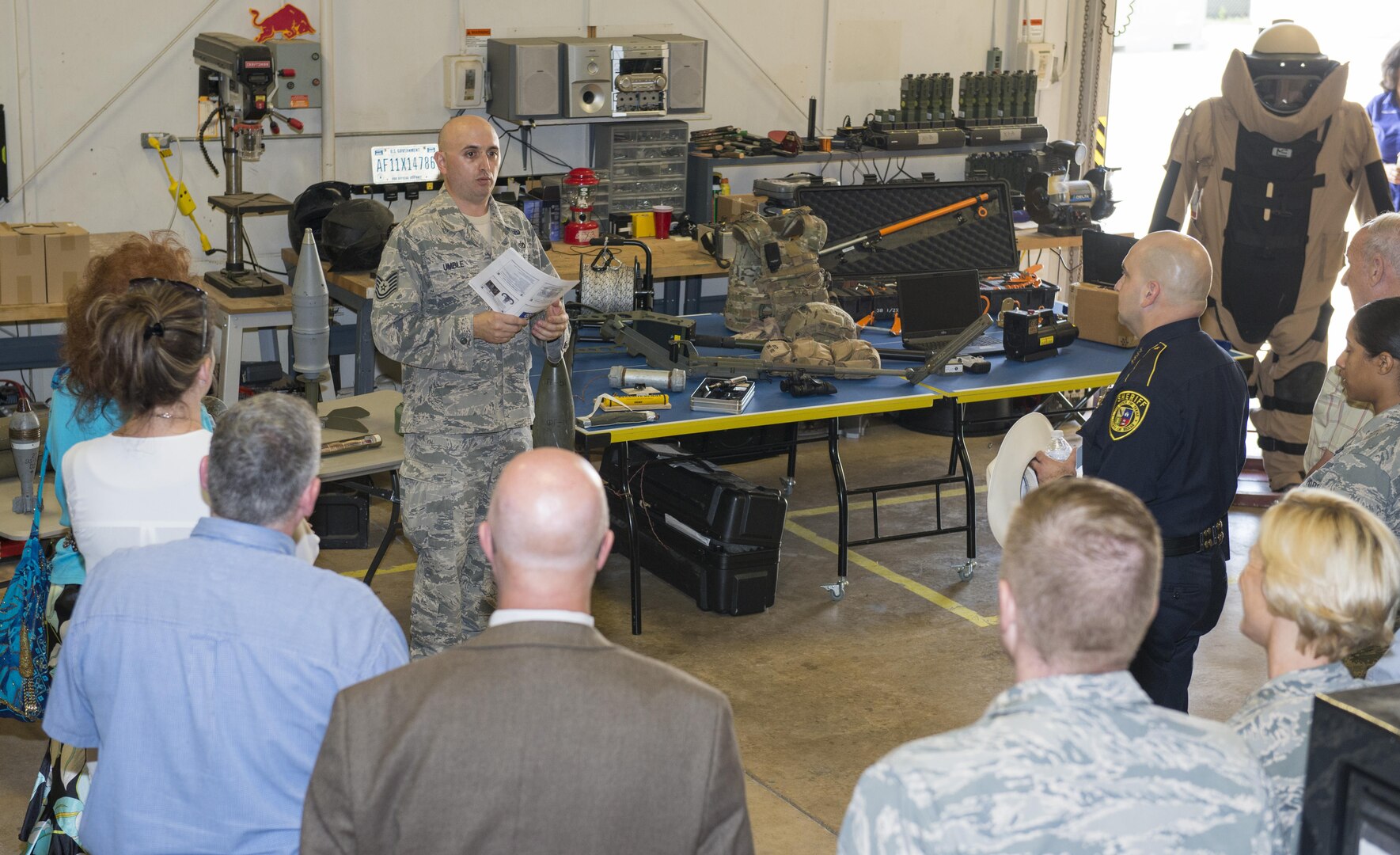A honorary commanders' tour was hosted on Aug. 16, 2017, at Joint Base San Antonio-Lackland, Texas.