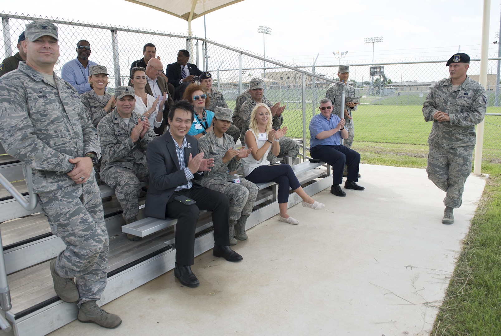 A honorary commanders' tour was hosted on Aug. 16, 2017, at Joint Base San Antonio-Lackland, Texas.