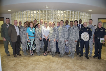 A honorary commanders' tour was hosted Aug. 16, 2017, at Joint Base San Antonio-Lackland, Texas.