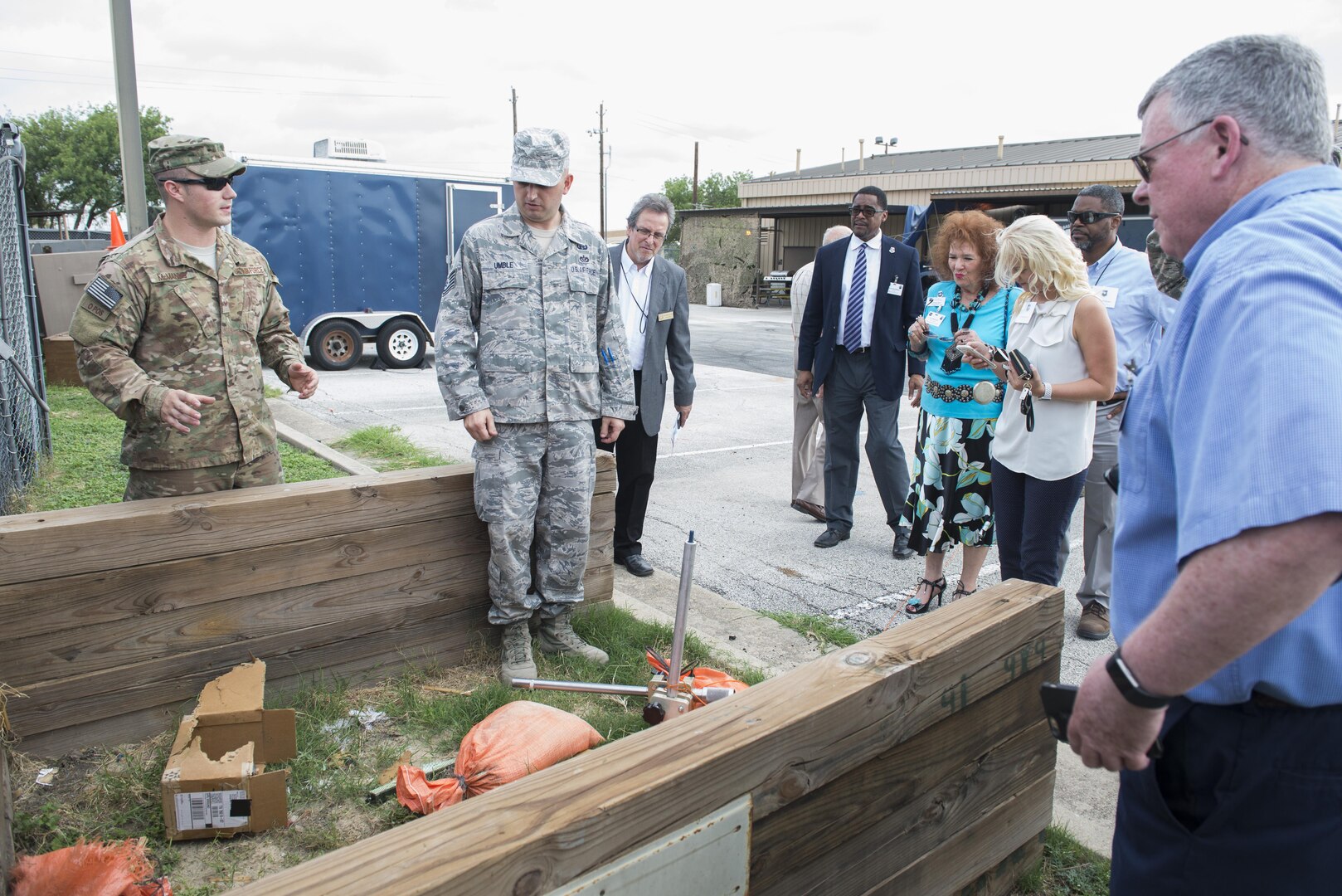 A honorary commanders’ tour was hosted Aug. 16, 2017, at Joint Base San Antonio-Lackland, Texas.