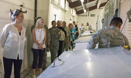A honorary commanders’ tour was hosted Aug. 16, 2017, at Joint Base San Antonio-Lackland, Texas.