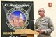 Air Force Lt. Col. John Griffiths, the assistant officer-in-charge for Smoky Mountain Medical Innovative Readiness Training from the 180th Fighter Wing, Ohio Air National Guard, speaks to the Clay County Commissioners Board thanking them for their partnership and hospitality in Hayesville, N.C., on Aug. 3, 2017. Smoky Mountain Medical IRT provides no cost medical, dental, vision and veterinary services to the residents of Swain County, Clay County and the surrounding areas while satisfying training requirements for active, reserve and National Guard service members and units.