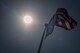 A photo of the base flag was taken at the regional point of totality causing Eclipse-shaped sunbursts to appear during the solar eclipse Aug. 21 at Eglin Air Force Base, Fla.  (U.S. Air Force photo/Samuel King Jr.)
