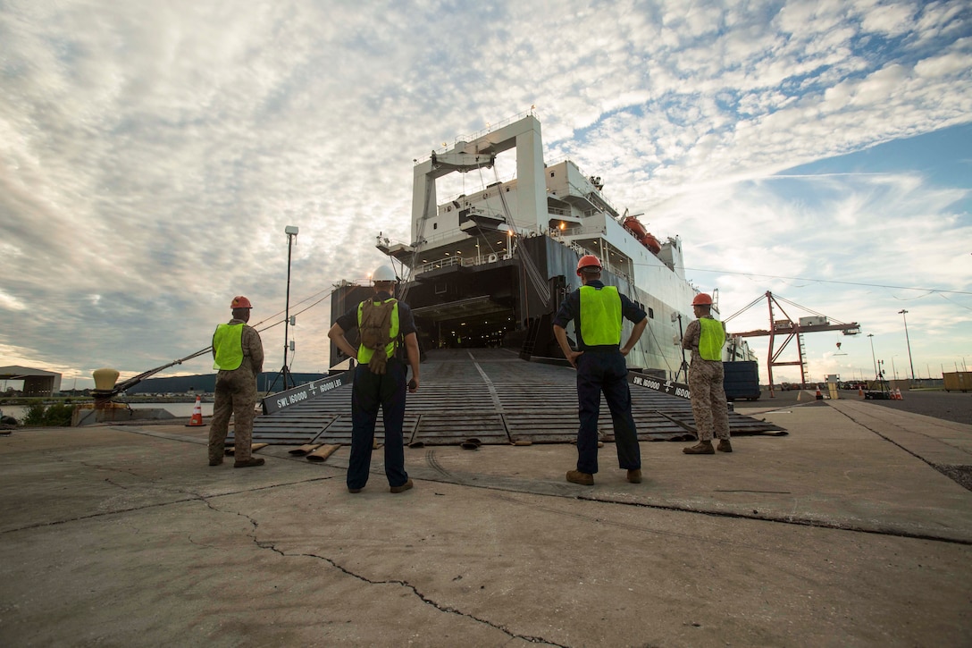 Marines from II Marine Expeditionary Force units are participating in Maritime Prepositioning Force Exercise 17, which is part of an upcoming amphibious exercise.