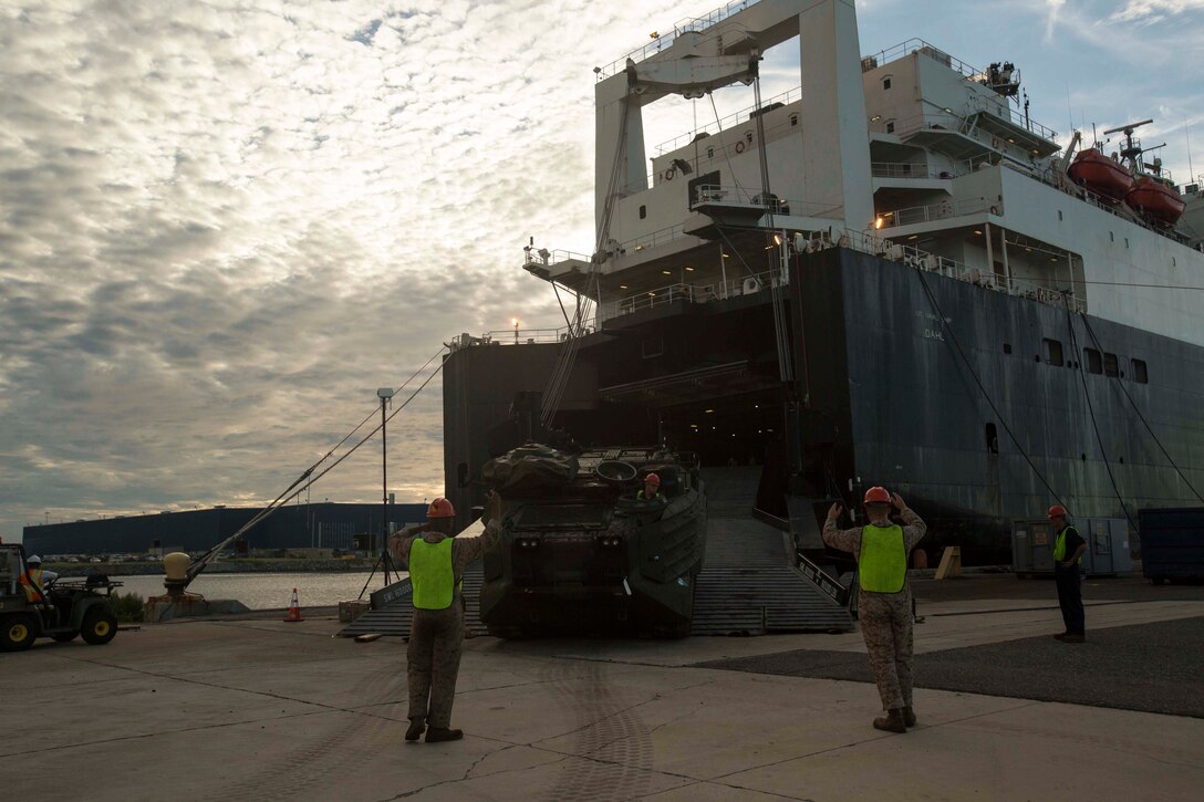 Marines from II Marine Expeditionary Force units are participating in Maritime Prepositioning Force Exercise 17, which is part of an upcoming amphibious exercise.