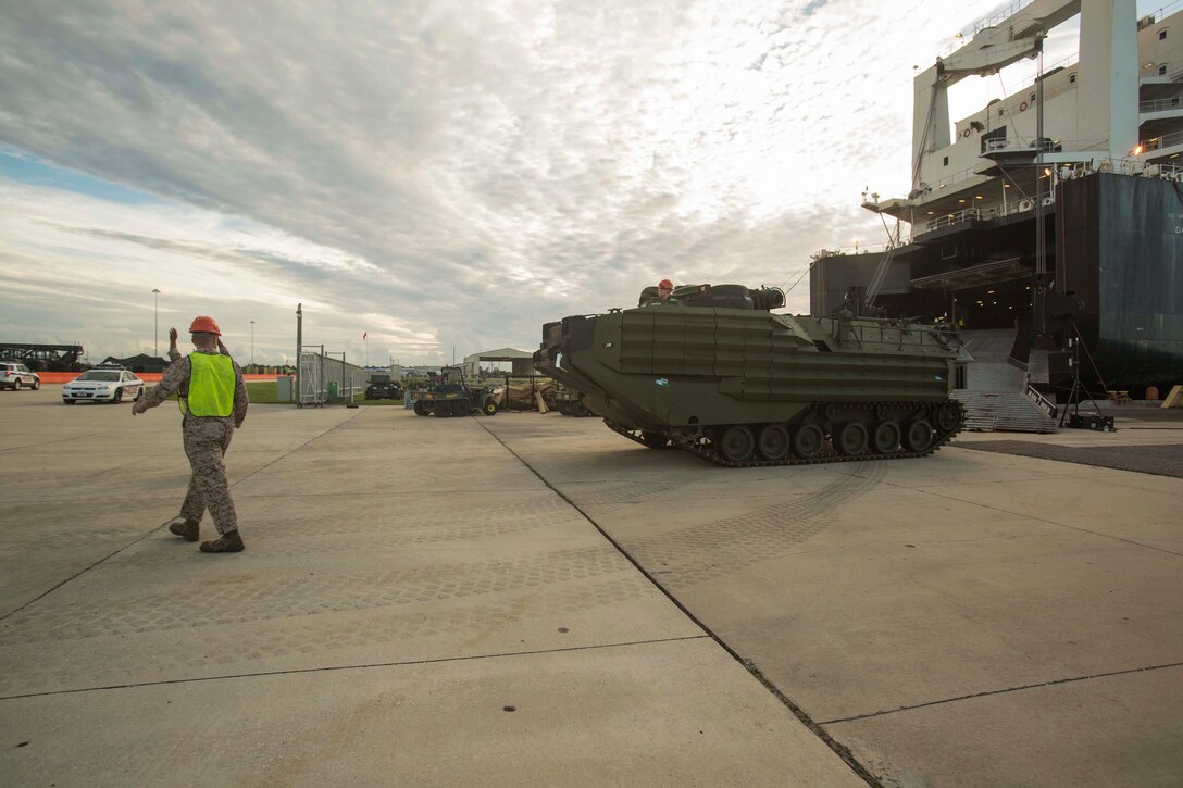 Marines from II Marine Expeditionary Force units are participating in Maritime Prepositioning Force Exercise 17, which is part of an upcoming amphibious exercise.