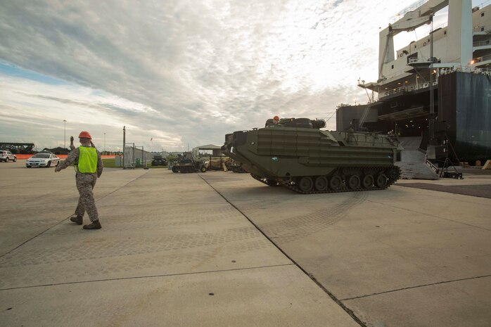 Marines from II Marine Expeditionary Force units are participating in Maritime Prepositioning Force Exercise 17, which is part of an upcoming amphibious exercise.