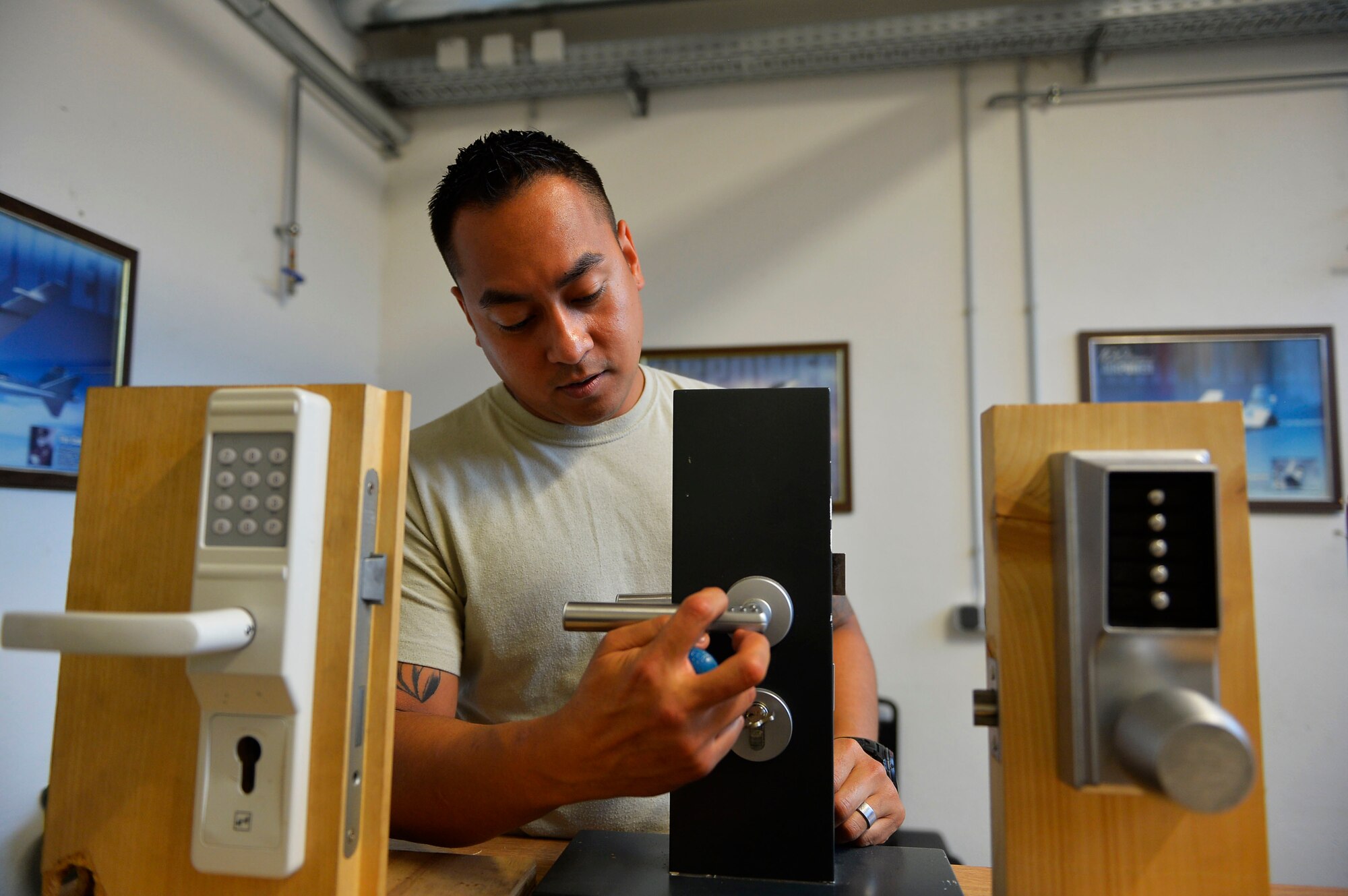 How do you protect your secrets? The first step is to keep them under lock and key. This is what the 786th CES lock makers do for Ramstein.