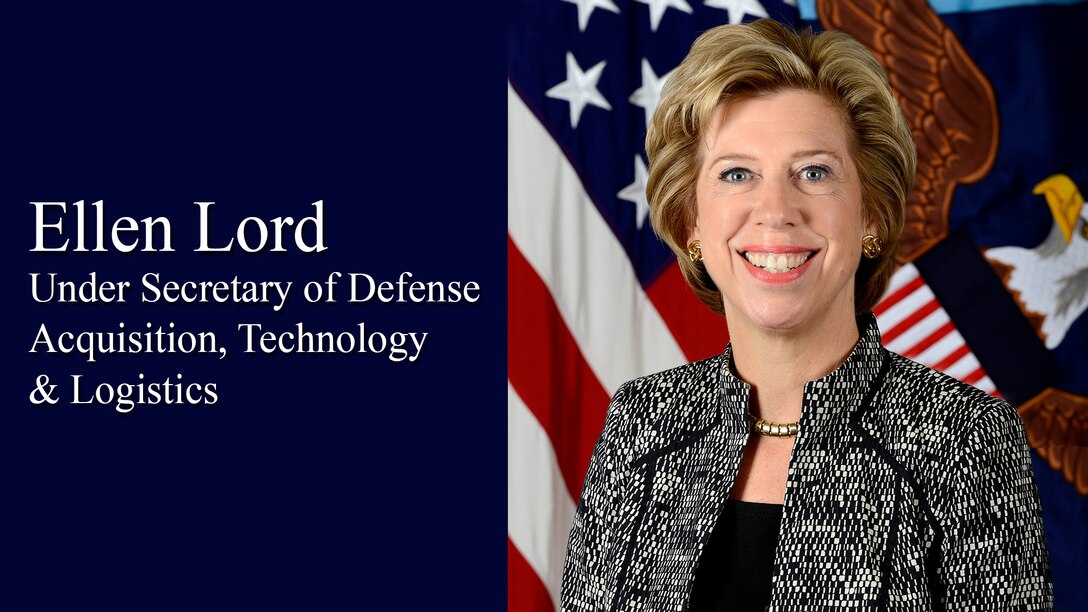 Ellen Lord, undersecretary of defense for acquisition, technology and logistics.