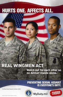U.S. Air Force Sexual Assault Prevention Poster