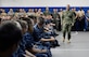 Master Chief Petty Officer of the Navy Steven S. Giordano speaks to service members at the Bowman Center on the Joint Base Charleston-Weapons Station, Aug. 16, 2017.