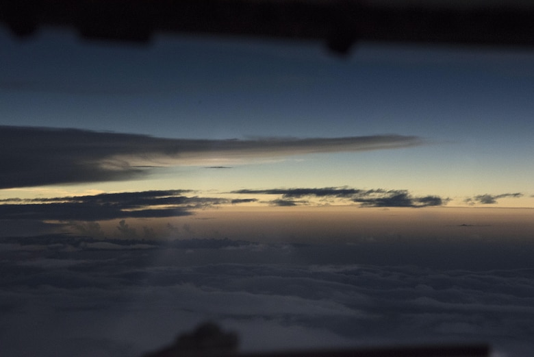 Eclipse flight on KC-135 Stratotanker