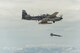 A Embraer EMB 314 Super Tucano A-29 experimental aircraft flies over White Sands Missile Range. The A-29 is participating in the U.S. Air Force Light Attack Experiment (OA-X), a series of trials to determine the feasibility of using light aircraft in attack roles. Air Force senior leaders and international visitors were there Aug. 9 for the live-fly capability assessment hosted by the 704th Test Group at Holloman Air Force Base, New Mexico. The 704th Test Group is a unit of the Arnold Engineering Development Complex, which is headquartered at Arnold Air Force Base, Tennessee. (U.S. Air Force photo/Ethan D. Wagner)