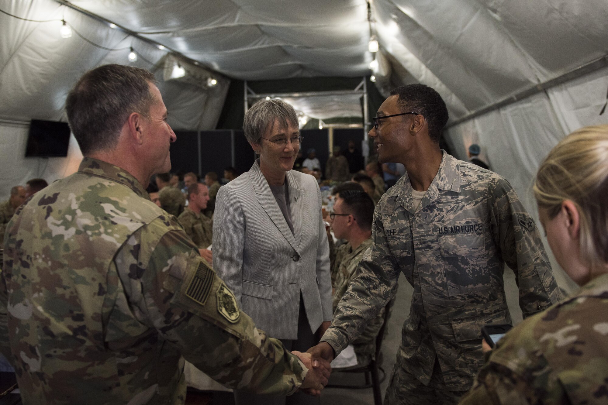 Air Force leadership visits 332nd Air Expeditionary Wing