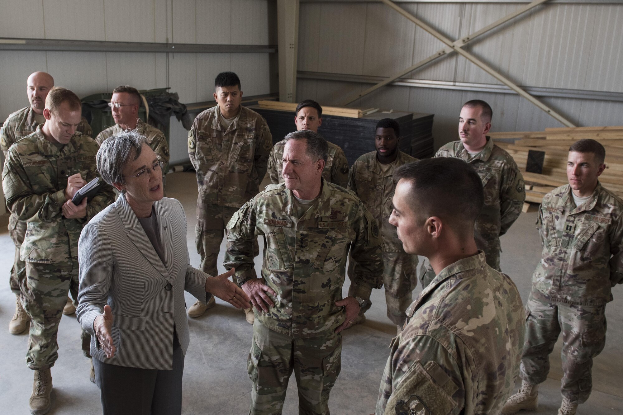 Air Force leadership visits 332nd Air Expeditionary Wing