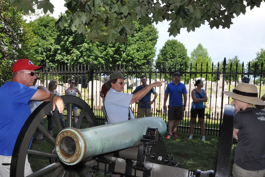 A small group of such people assigned to the Air Force Reserve’s 910th Airlift Wing traveled from Youngstown Air Reserve Station, Ohio, June 30 – July 2, to Gettysburg National Military Park, seeking knowledge that perhaps only the ghosts of the past can impart.