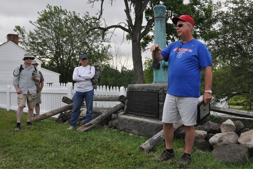A small group of such people assigned to the Air Force Reserve’s 910th Airlift Wing traveled from Youngstown Air Reserve Station, Ohio, June 30 – July 2, to Gettysburg National Military Park, seeking knowledge that perhaps only the ghosts of the past can impart.