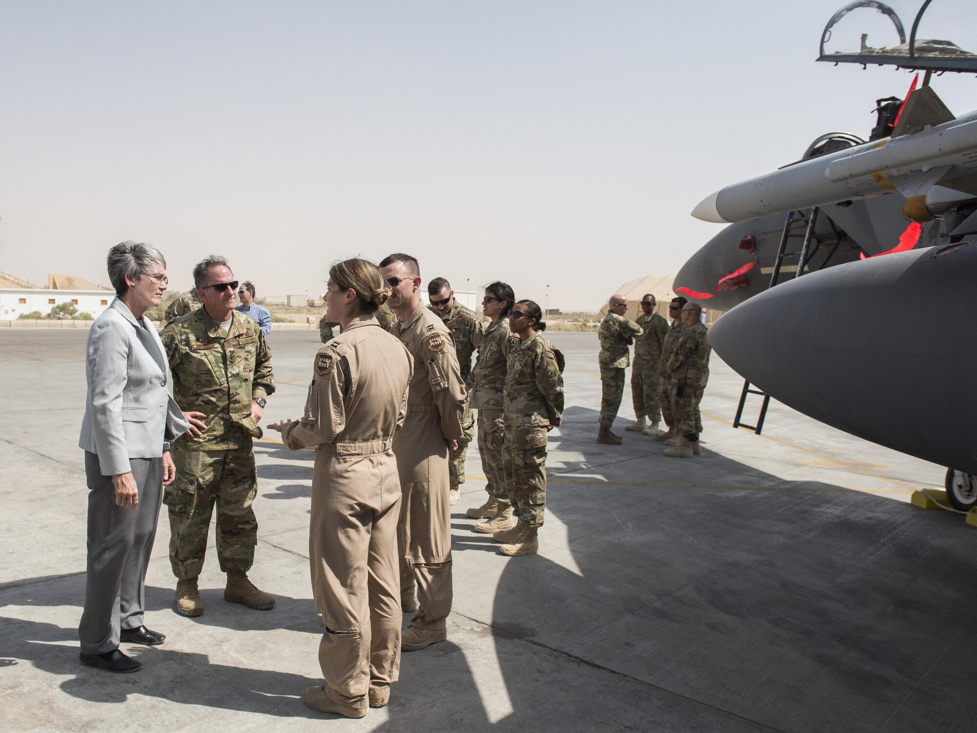 Air Force leadership visits 332nd Air Expeditionary Wing