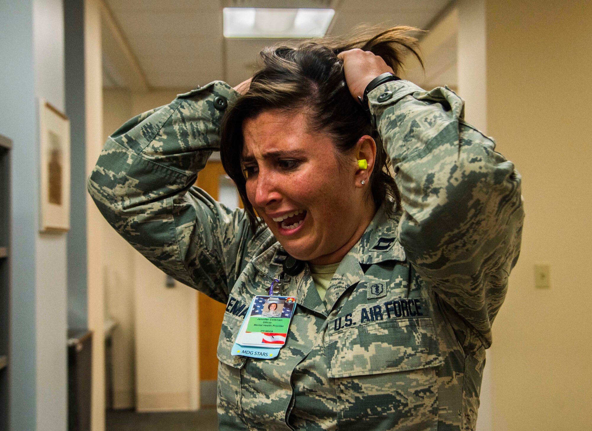 The 375th Security Forces Squadron worked with the 375th Medical Group for an active shooter exercise Aug. 16 at Scott Air Force Base. The exercise helped security forces personnel identify any short falls or limiting factors in response capabilities and gave them a chance to test and train new tactics and procedures.