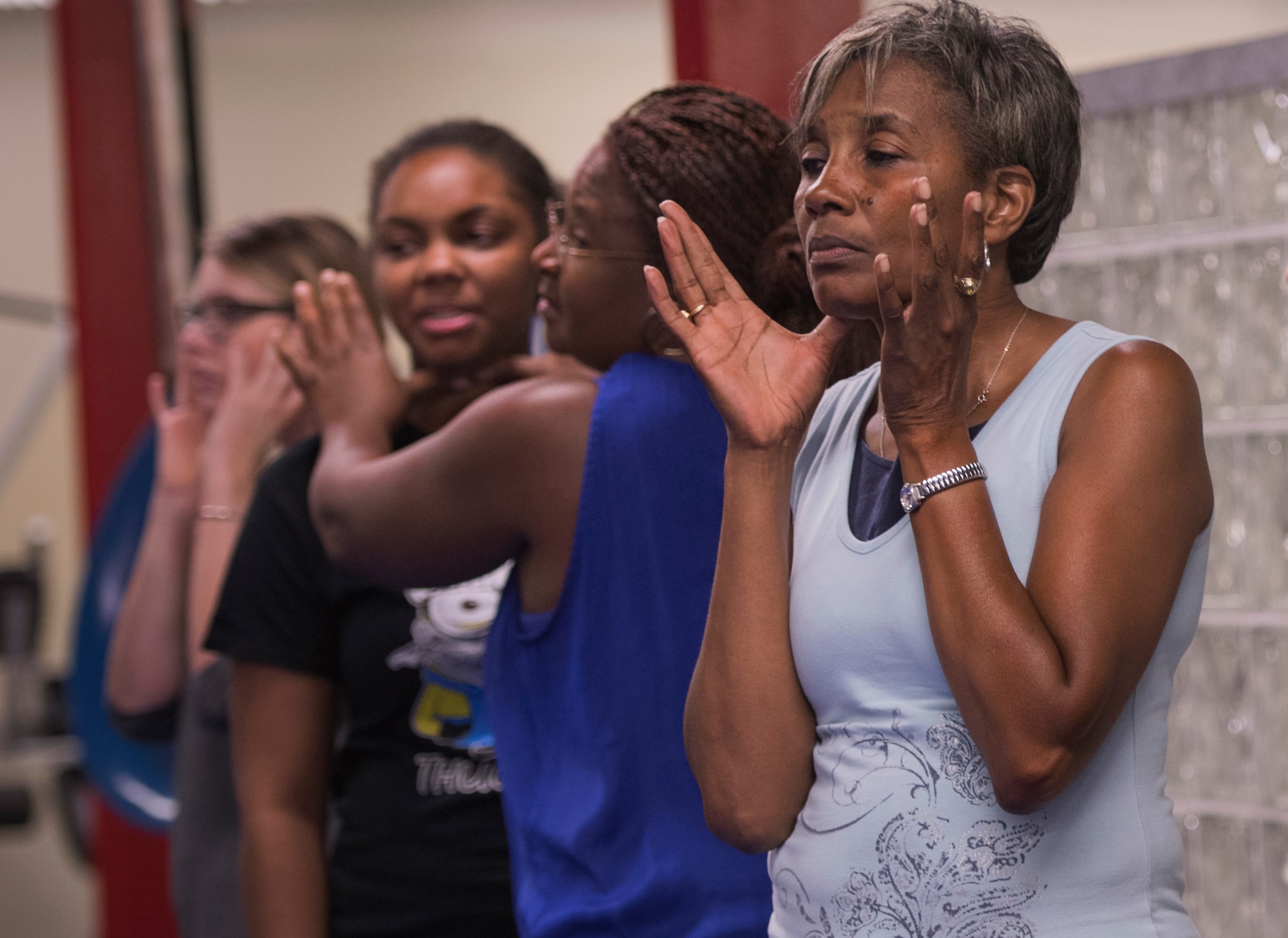 The Women’s Equality Day committee hosted two women’s self-defense events at the fitness lab here Aug. 16 and 17. 

The events were held to celebrate the 97th anniversary of Aug. 26, 1920, the date women were granted the right to vote, known as women’s suffrage.