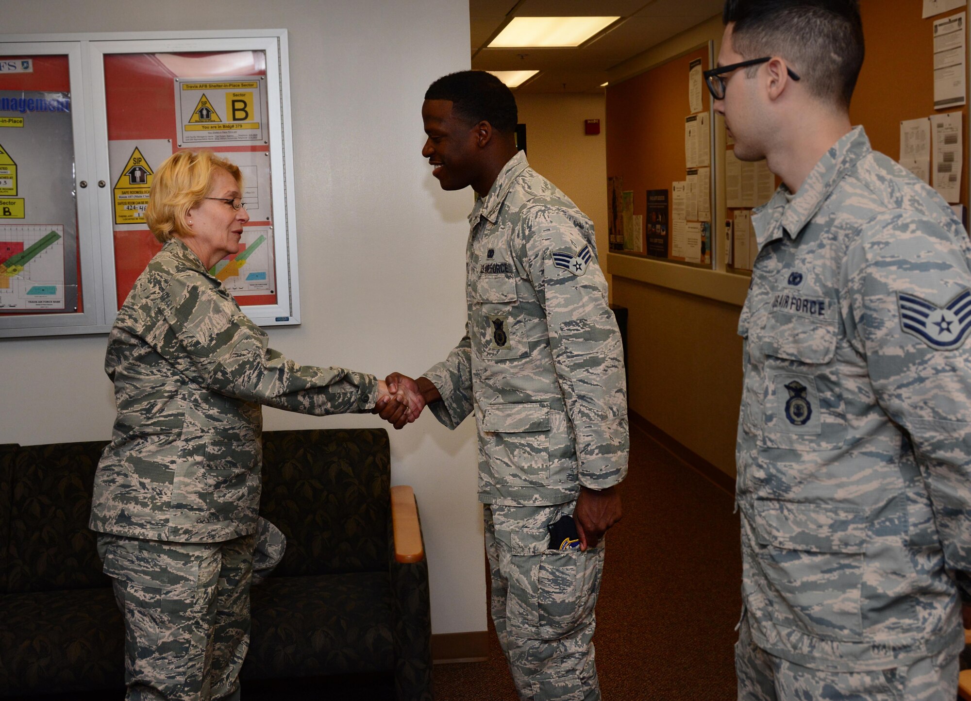 Maj. Gen. Kathryn Johnson visit
