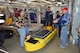 CAPT Tlapa and Chief Scientist explain some of the unmanned maritime systems HEALY tested in the Arctic to the Mayor of Nome and local tribal representatives.