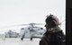 U.S. Navy Lt. Jim Curty, a Marine Aircraft Group 36, Headquarters deputy group chaplain, waits to be called to a CH-53E Super Stallion at Misawa Air Base, Japan, Aug. 16, 2017. Curty visited a forward air refuel point as a wellness check for U.S. Marine Corps personnel working in the area in support of exercise Northern Viper 17. Misawa AB’s geographic location and flexibility allows the wing to keep its “fight tonight” stance, while aiding additional units to integrate and project power at a moment’s notice. (U.S. Air Force photo by Airman 1st Class Sadie Colbert)