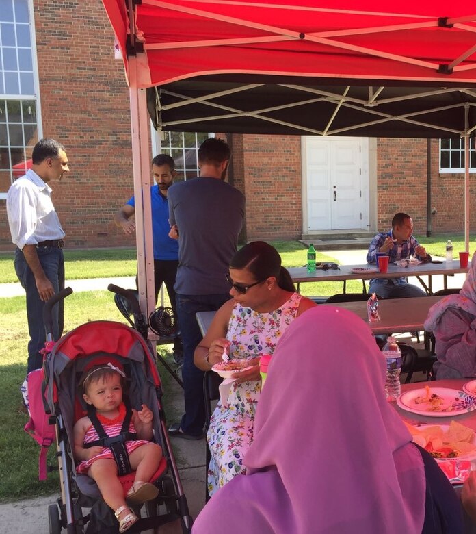 The Muslim community aboard Quantico gathers to get to know one another.