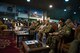 Brig. Gen. Phillip A. Stewart, commander Train, Advise, Assist Command-Air and 438th Air Expeditionary Wing, second from right, listens to a speech during the Afghan Air Force anniversary ceremony, Aug. 24, 2017, in Kabul, Afghanistan. The ceremony commemorated the 96th year of the Afghan Air Force and served as a reminder of the legacy of air service. (U.S. Air Force photo by Staff Sgt. Alexander W. Riedel)