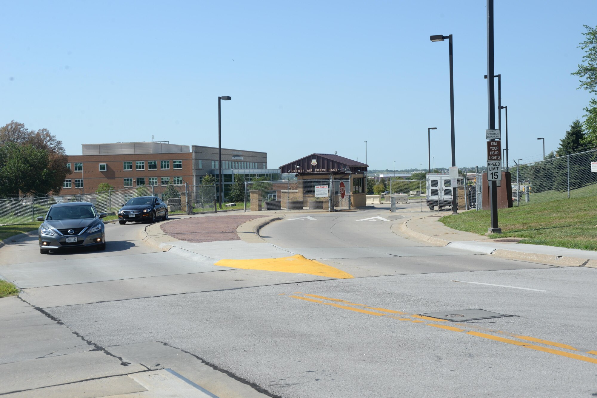 The Bellevue Gate, hosts both inbound and outbound traffic for valid ID cardholders.  The outbound portion of this gate will be changing hours of operation beginning Aug. 28.
