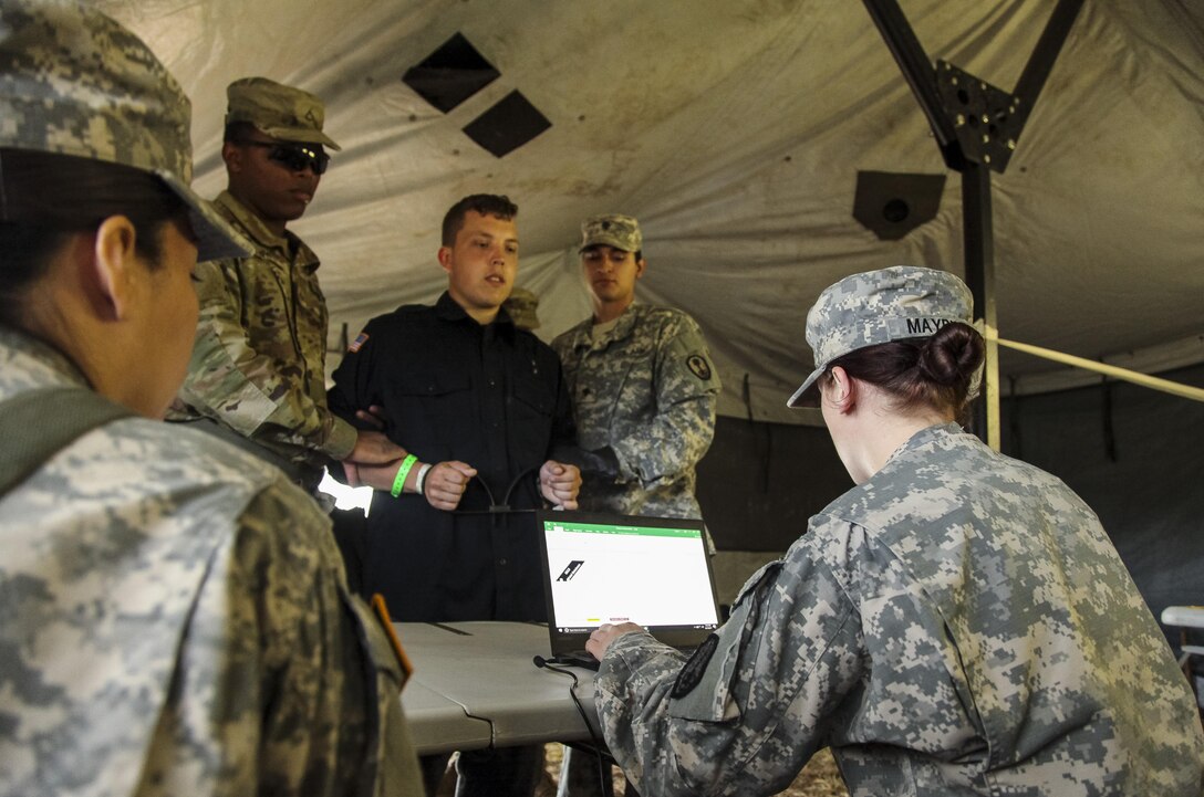 Approximately 600 U.S. Army Reserve Military Police Soldiers took part in the CSTX, which is designed to bring Soldiers from various operational specialties work and train together on a situational exercise that replicates units deploying to combat. This training exercise trains America's Army Reserve to be capable, combat ready and lethal.