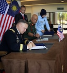 Malaysia signs SPP agreement with Washington National Guard