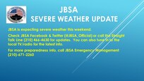 JBSA Severe Weather