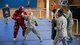 Potential U.S. Air Force 35th Security Forces Squadron augmentees participate in red man training at Misawa Air Base, Japan, Aug. 21, 2017. In addition to red man training, Airmen learned basic security forces concepts. This training is for exercise purposes, real-world scenarios and daily use. (U.S. Air Force photo by Airman Xiomara M. Martinez)