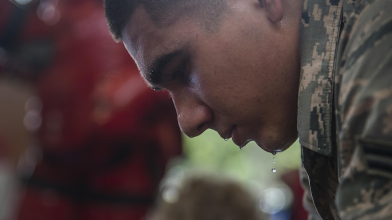 Sweating away the pain