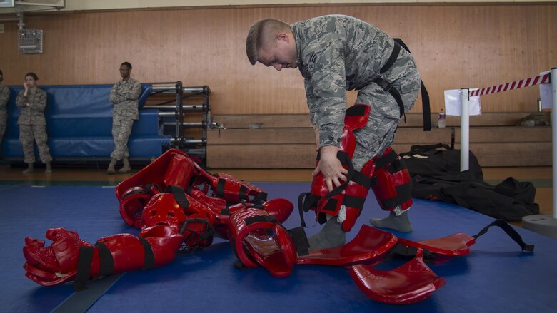 Donning the red man suit