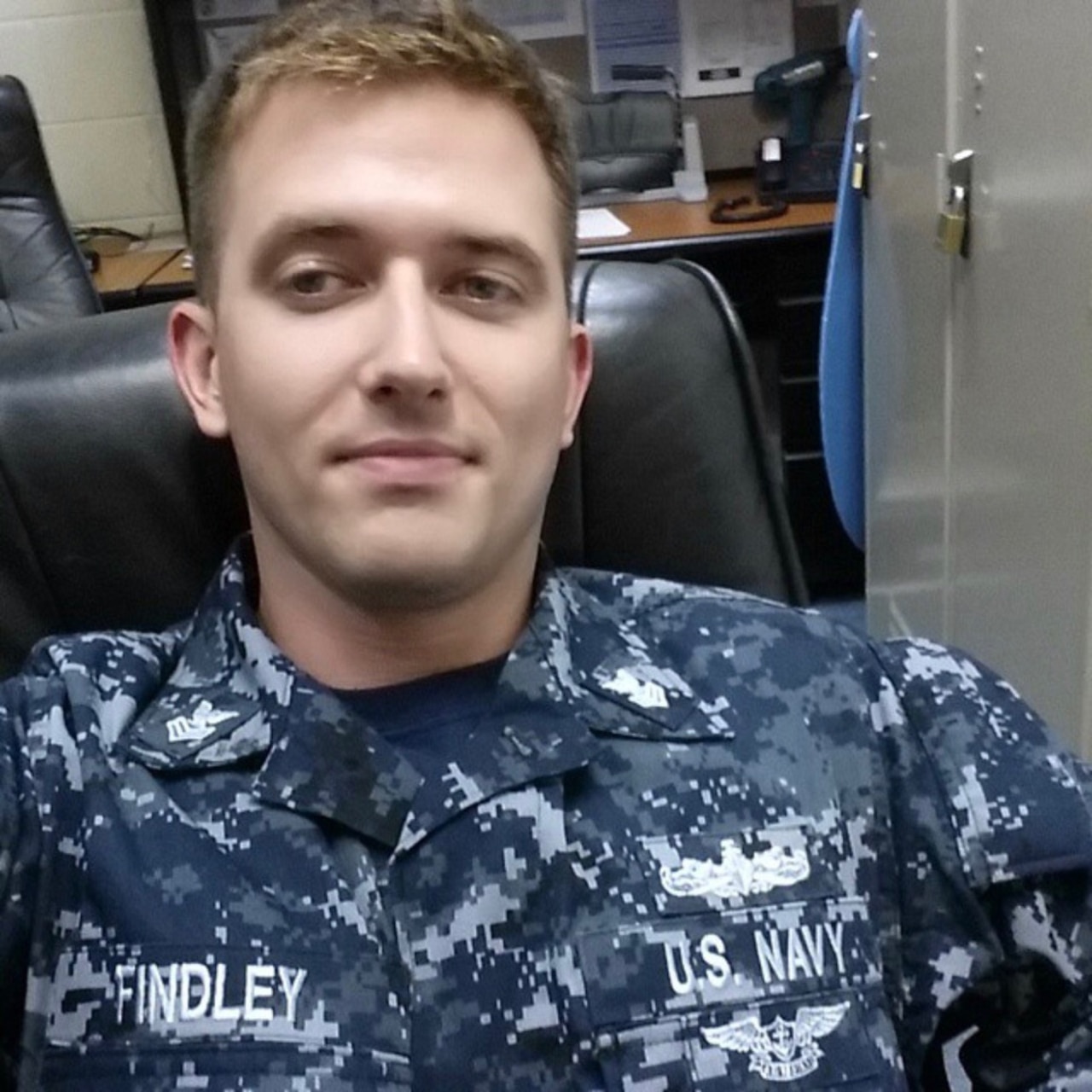 Electronics Technician 1st Class Charles Nathan Findley, 31, from Kansas City, Missouri