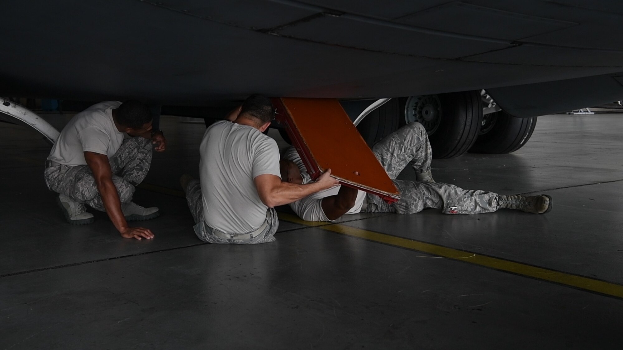 Active and reserve Airmen work hand in hand to keep the C-17's prepared to fly.