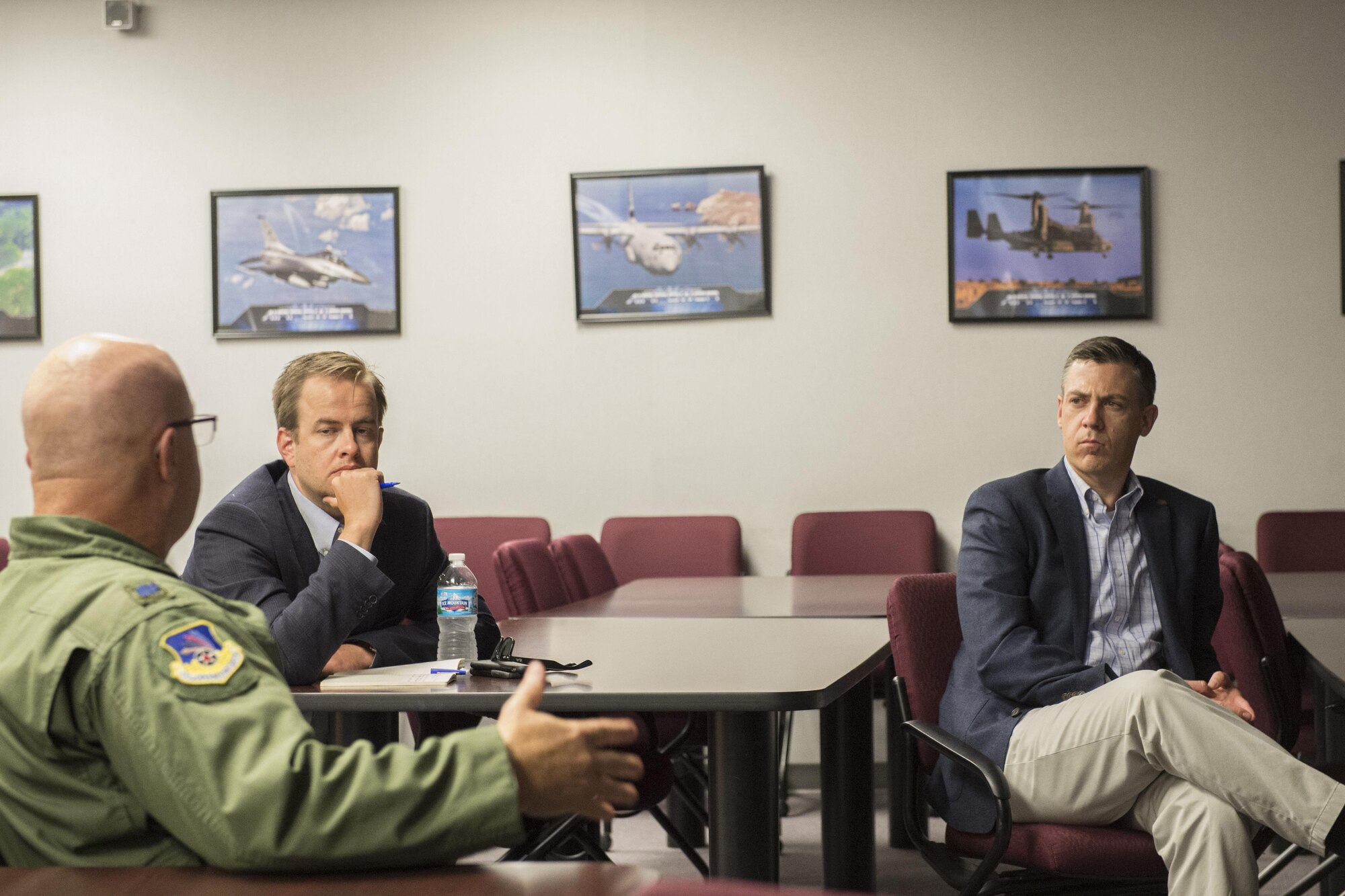 U.S. Rep. Jim Banks got a behind-the-scenes view of Grissom as he toured the base and met Airmen and civil servants of the 434th Air Refueling Wing August 23, 2017.