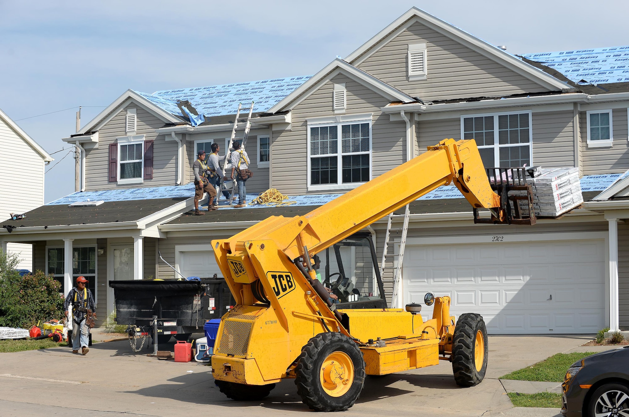 Base housing repairs making progress following June storms
