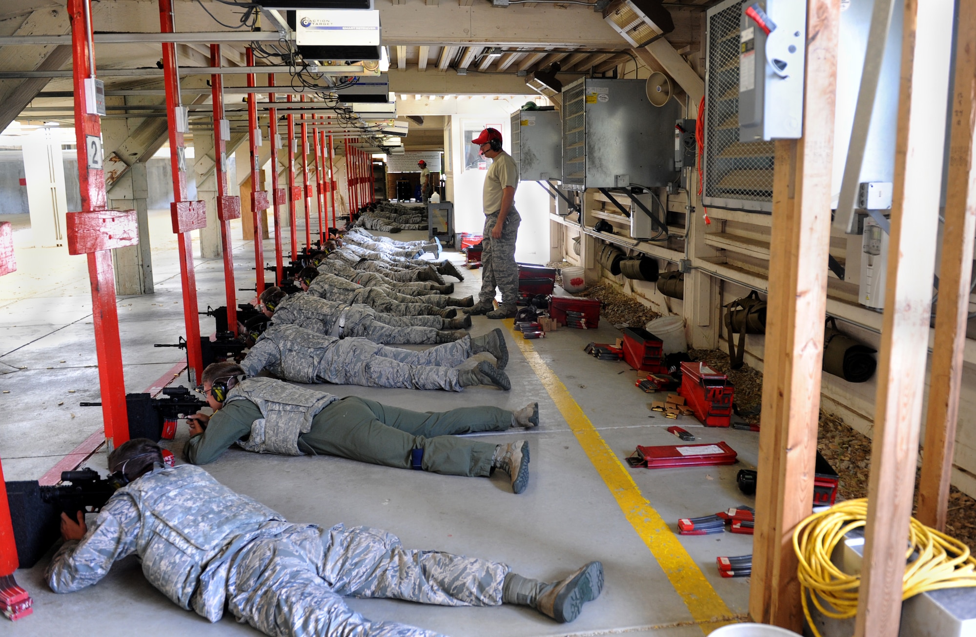 22nd Security Forces Squadron weapons qualifying