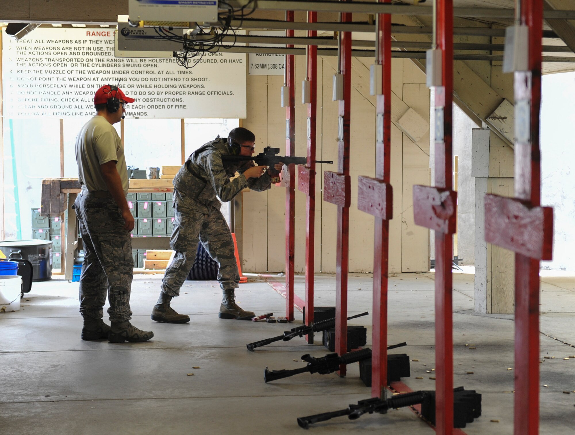 22nd Security Forces Squadron weapons qualifying