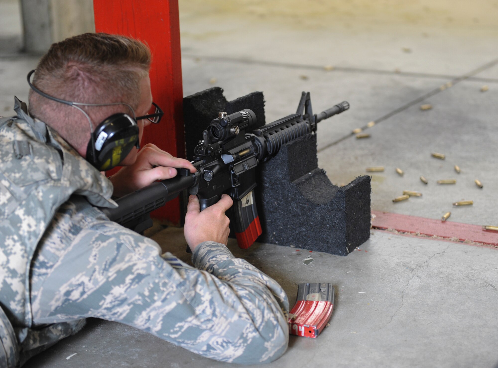 22nd Security Forces Squadron weapons qualifying