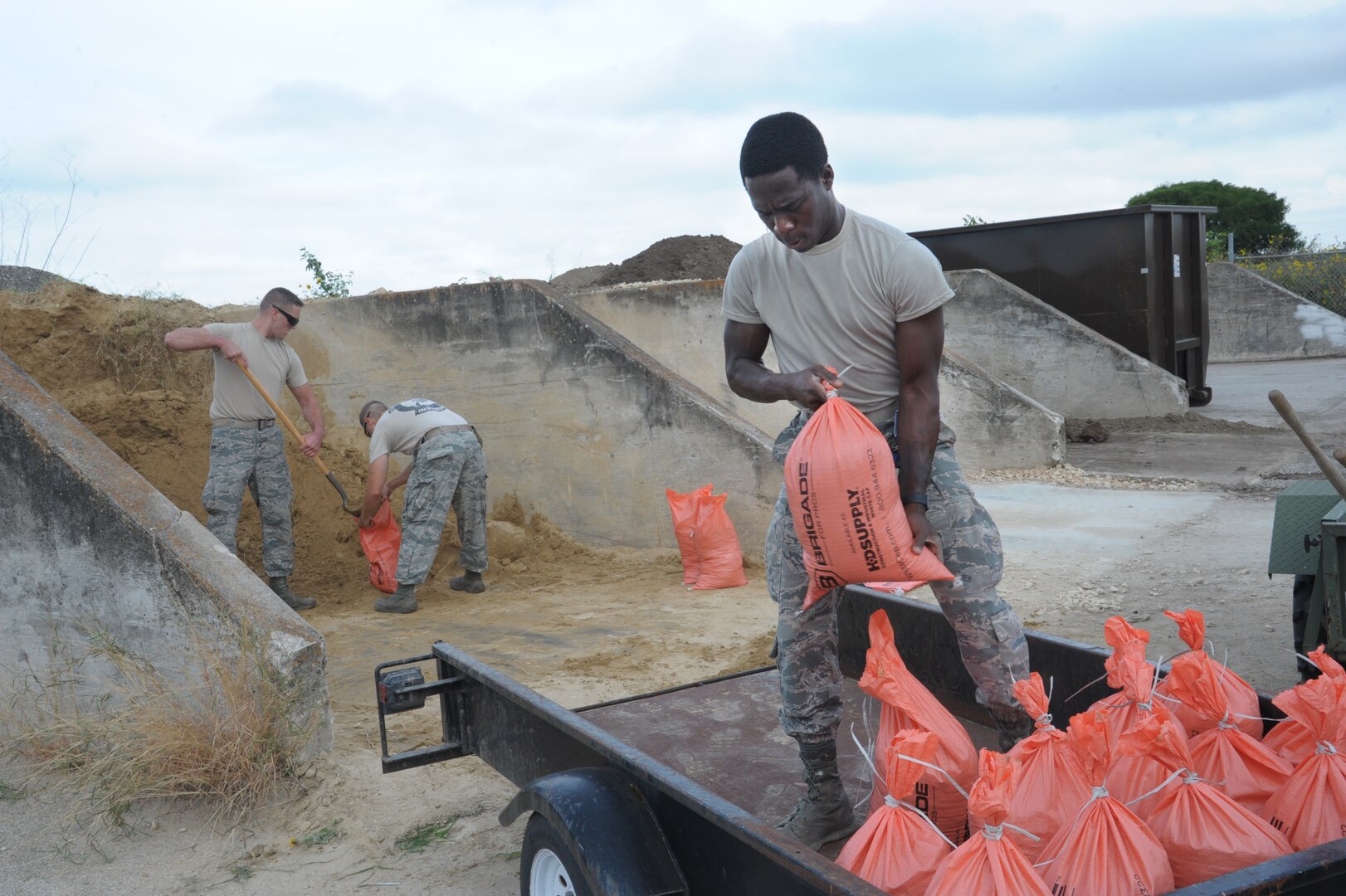 Randolph prepares for Hurricane Harvey