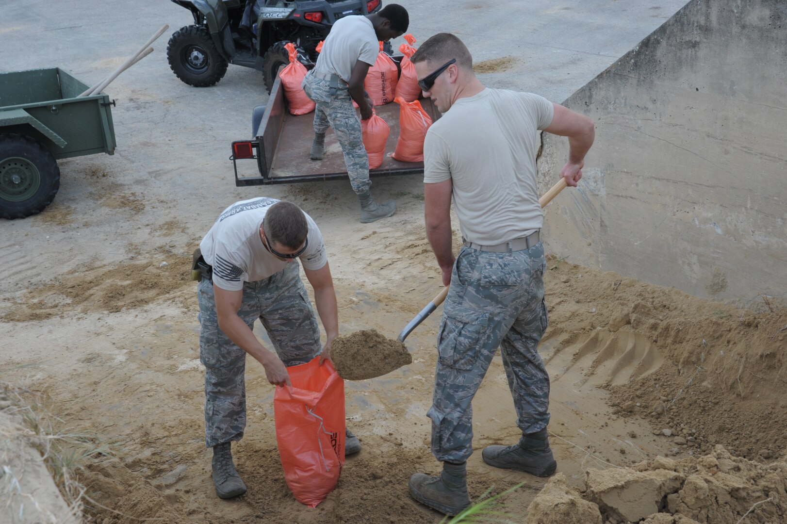 Randolph prepares for Hurricane Harvey