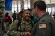 More than 20 Citizen Airmen from the 38th Aerial Port Squadron were greeted by loved ones and friends today at the Charleston International Airport when they returned to Charleston after a six month deployment to the Middle East. Some members were seeing their newborn babies in person for the first time.  (U.S. Air Force Photo / Michael Dukes)