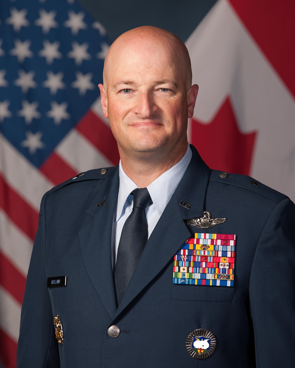 Official Portrait of USAF BGen Christopher Ireland taken at 17 Wing, Winnipeg on August 16, 2017.Photo by Cpl Paul Shapka